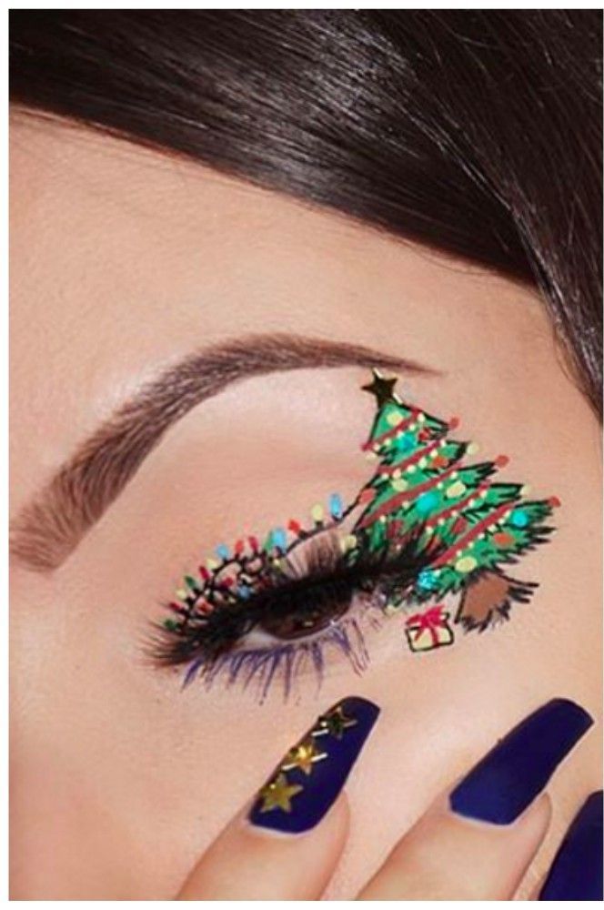 Christmas Eye Makeup 2