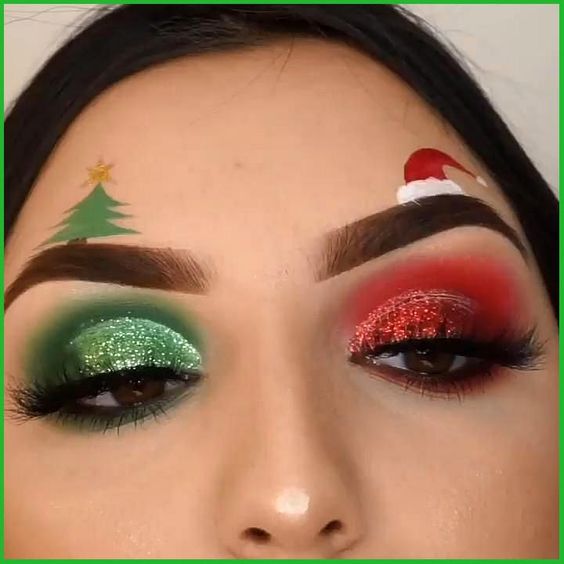 Source: Pinterest.com Christmas Eye Makeup 4
