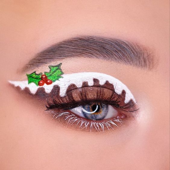 Source: Pinterest.com Christmas Eye Makeup 6