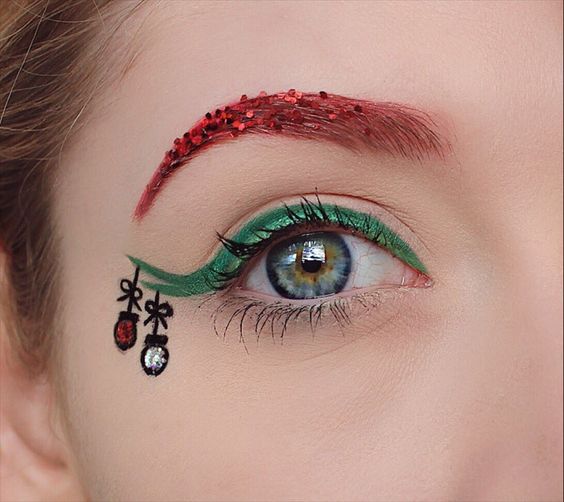 Source: Pinterest.com Christmas Eye Makeup 7