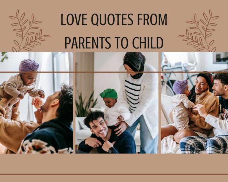 Love Quotes from Parents to Child