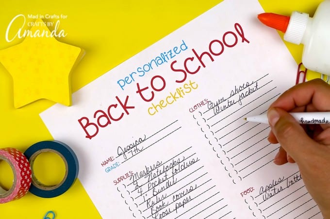 The Best Back to school Checklist for Parents