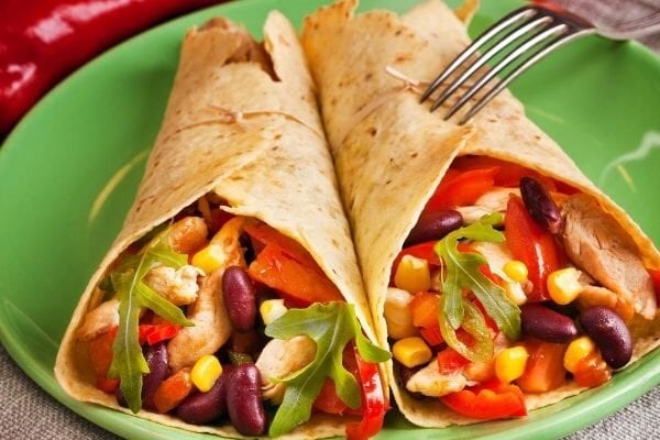 Huge list of food ideas: fajitas