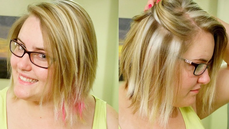 Chin-Length Blonde Weave Hairstyle