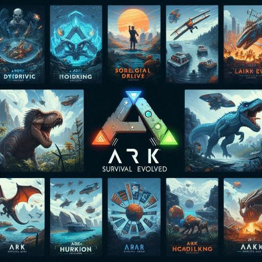 Ark Survival Evolved (2017) Game Icons Banners