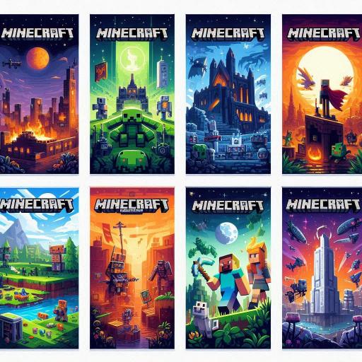 minecraft (2009) game icons banners